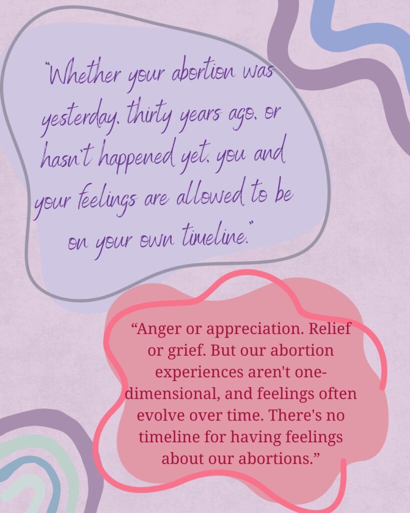 light purple background with decorative squiggles and quotations in bubbles. Quotations are provided in text of post